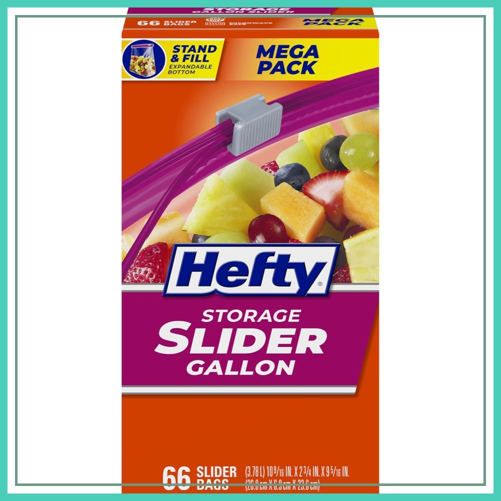 Food Storage Kits - 66 Count Gallon Size Slider Storage
