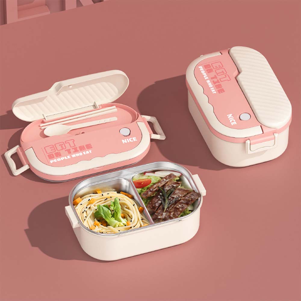 Food Storage With Compartments - 304 stainless steel lunch box with