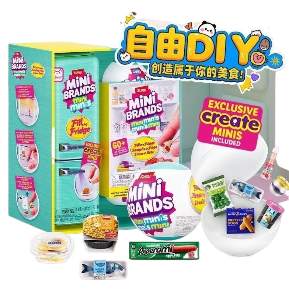 Food Storage Kits - Mini refrigerator set toy play house