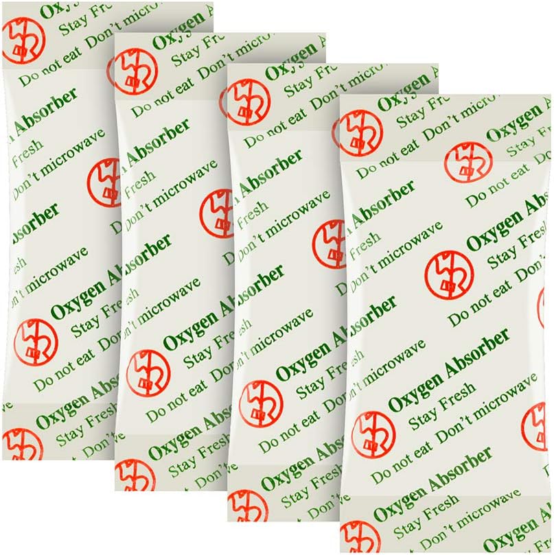 Food Storage For Long Term - 2000CC(20-Pack) Food Grade Oxygen Absorbers Packets