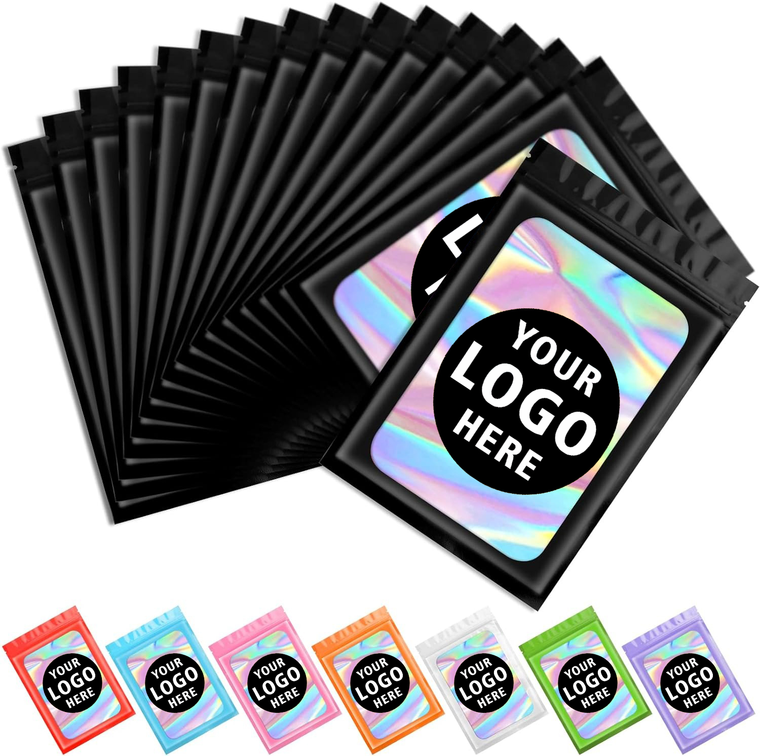 Food Storage In Mylar Bags - 100ps Mylar Bags Custom Logo Printed