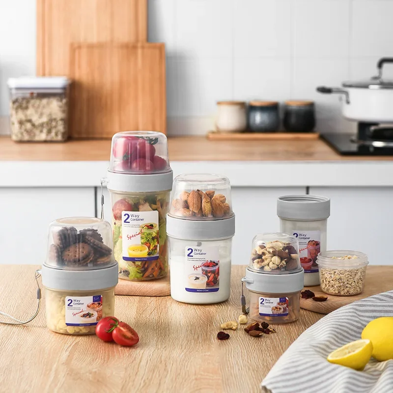 Food Storage Kits - Breakfast Oatmeal Cereal Nut Yogurt Salad