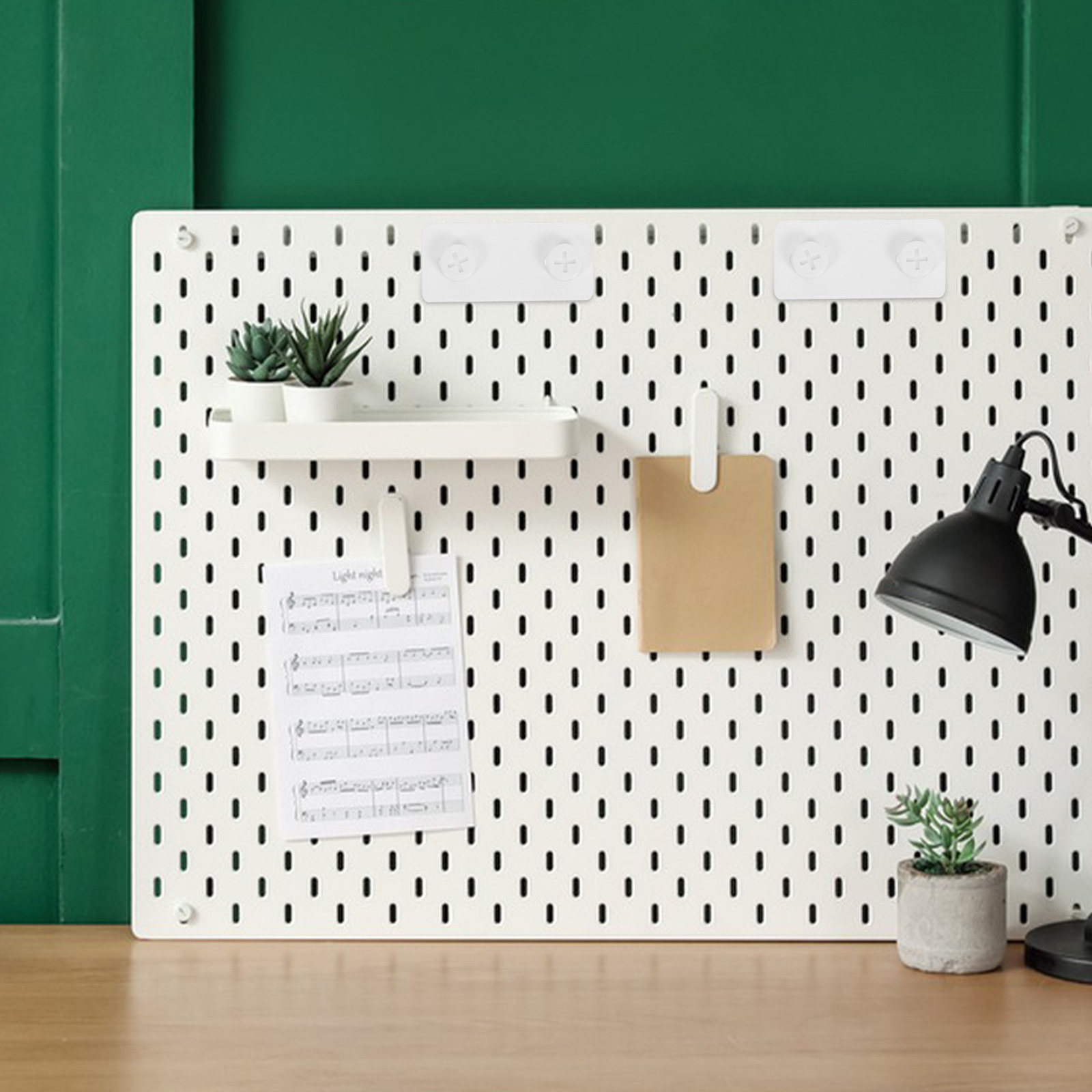 Food Storage Kits - 2Pairs Heavy Duty Pegboard Connector Blocks
