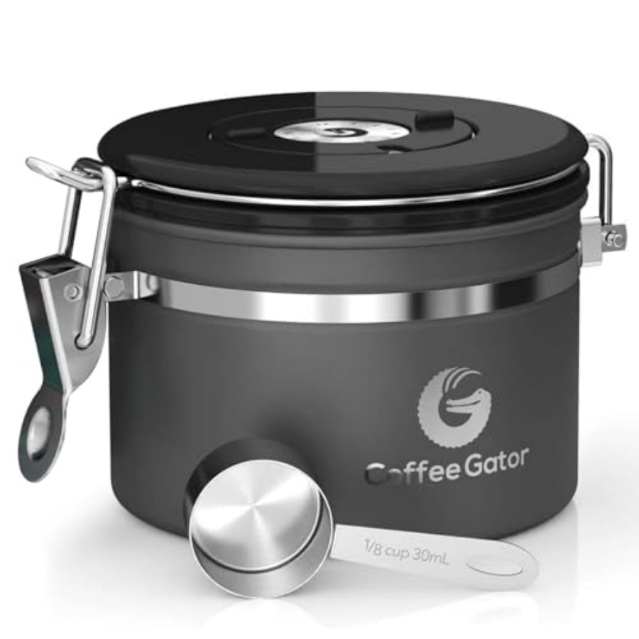 Food Storage Stainless Steel - Coffee Canister, Airtight Stainless Steel Kitchen