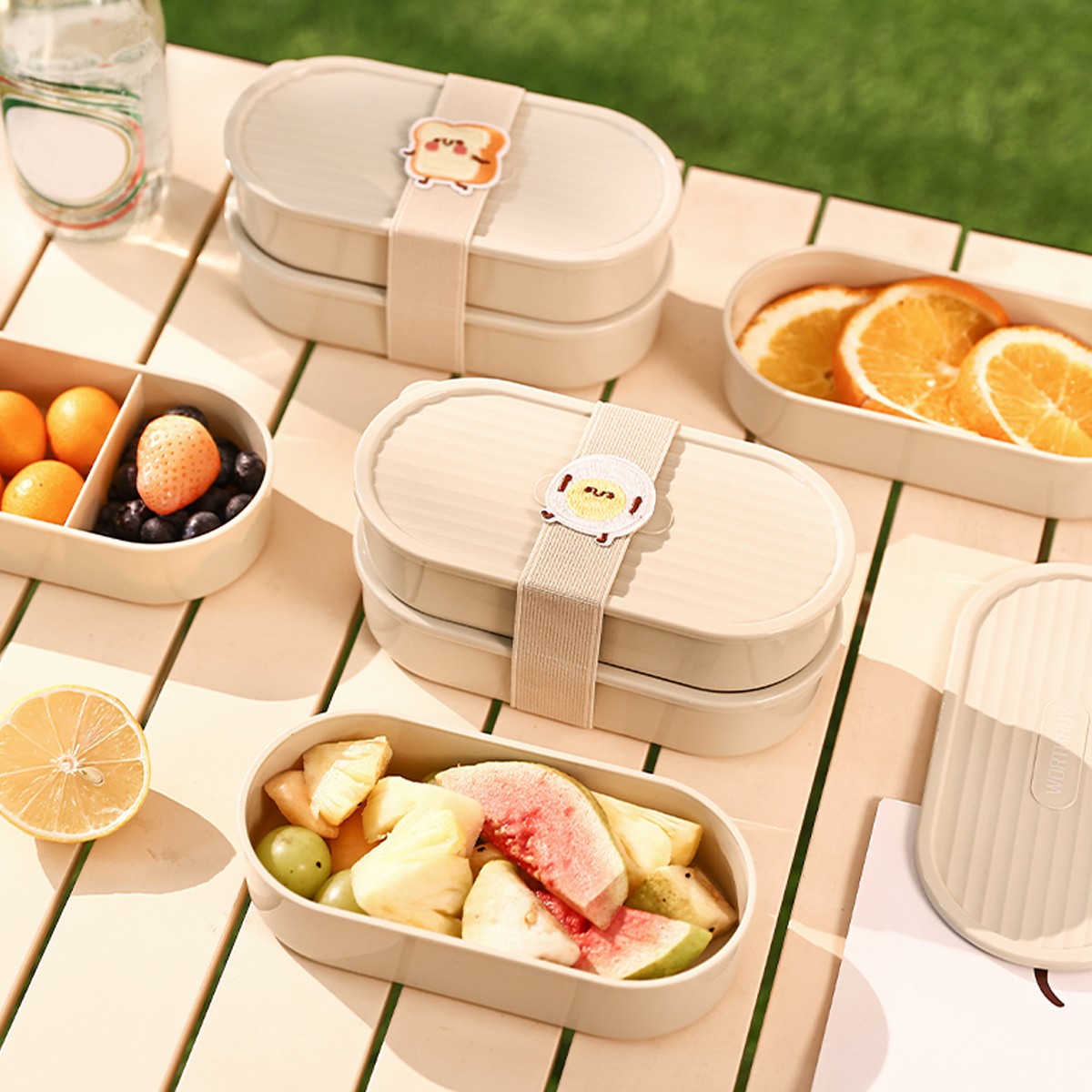 Food Storage Oven Safe - Oval Plastic Lunch Box Kids Students