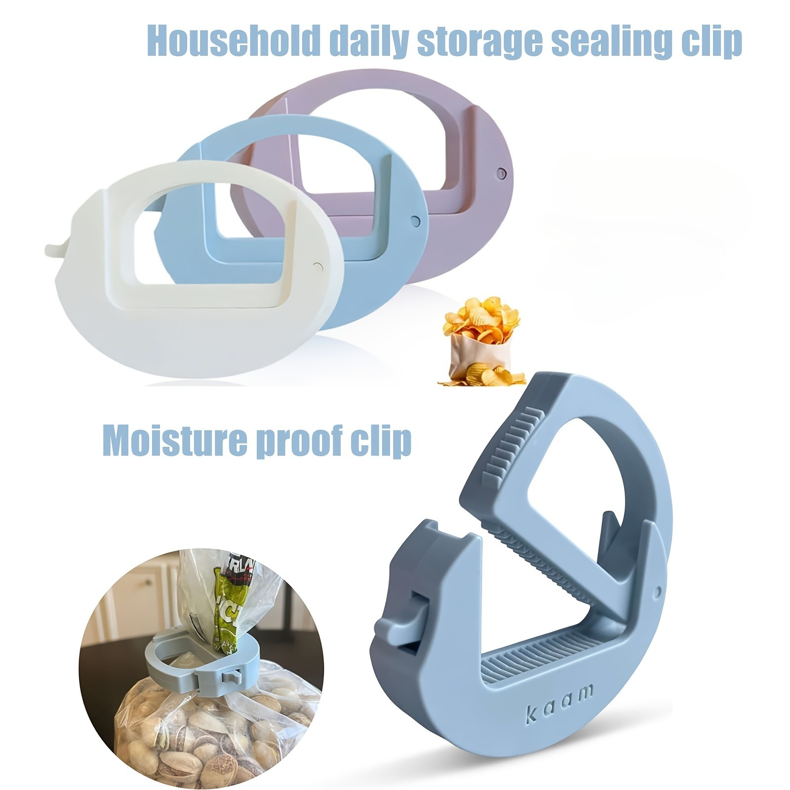 Food Storage Food Safety - Multifunctional Food Sealing Clips Magnetic Safety