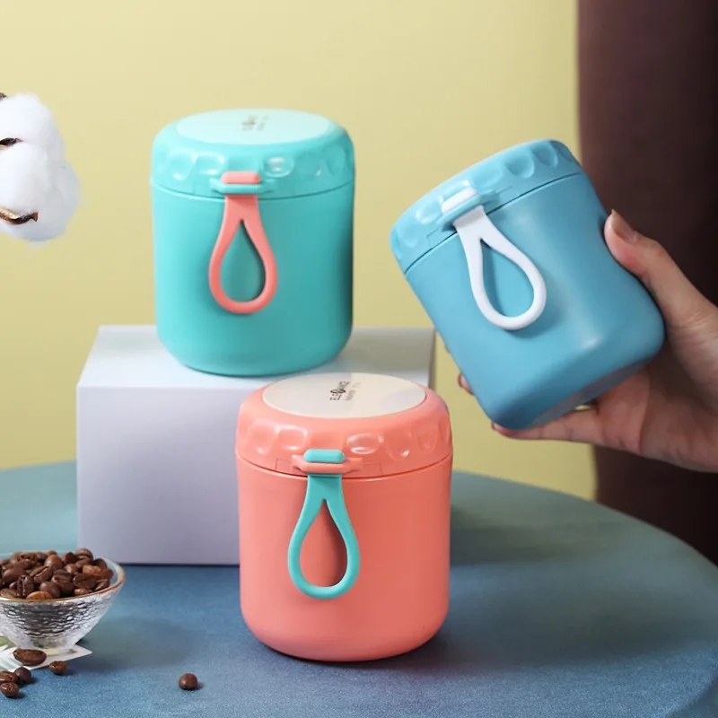 Food Storage Aluminum Containers - Lunch Box Food Thermal Jar Insulated