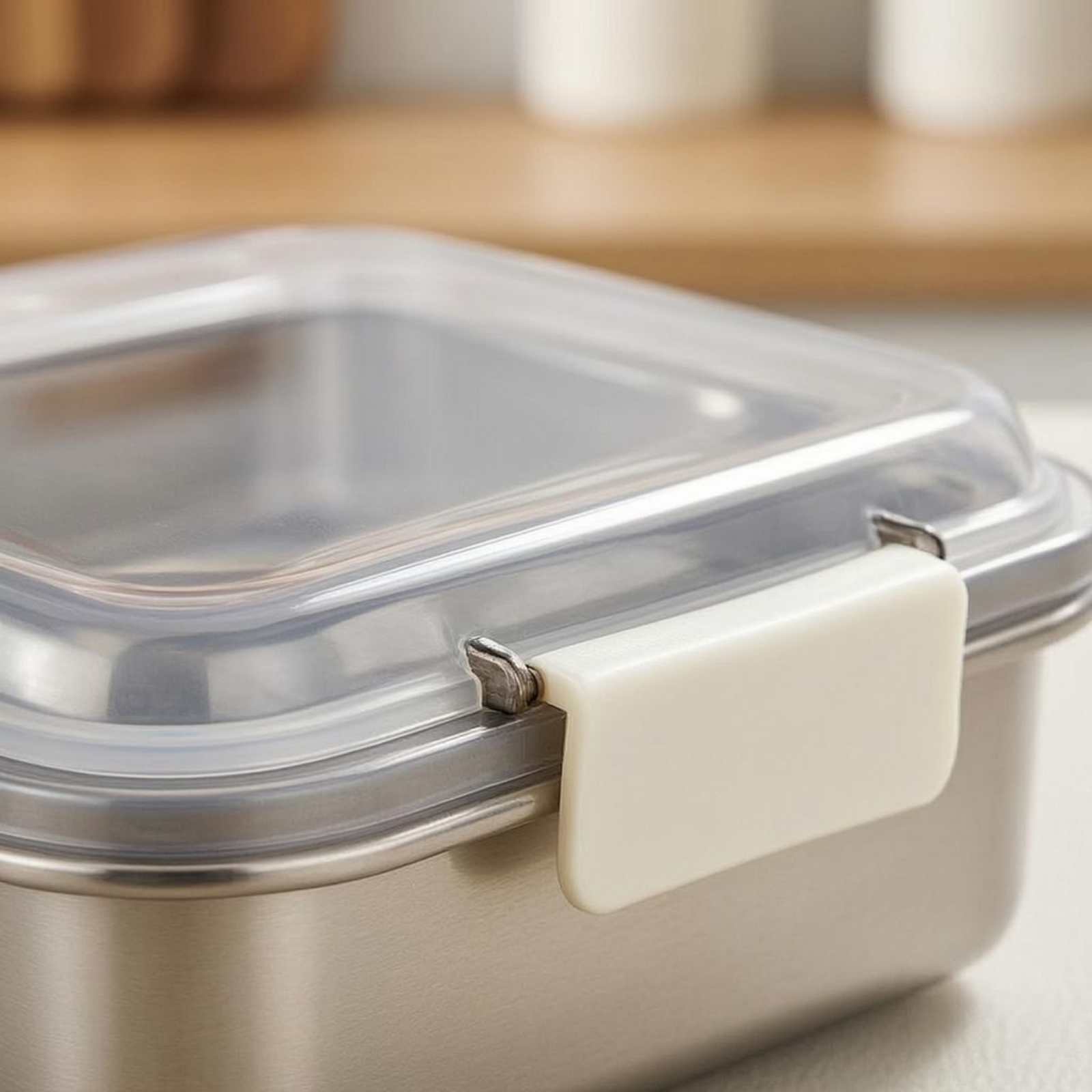 Food Storage With Compartments - Stainless Steel Food Storage Container Transparent