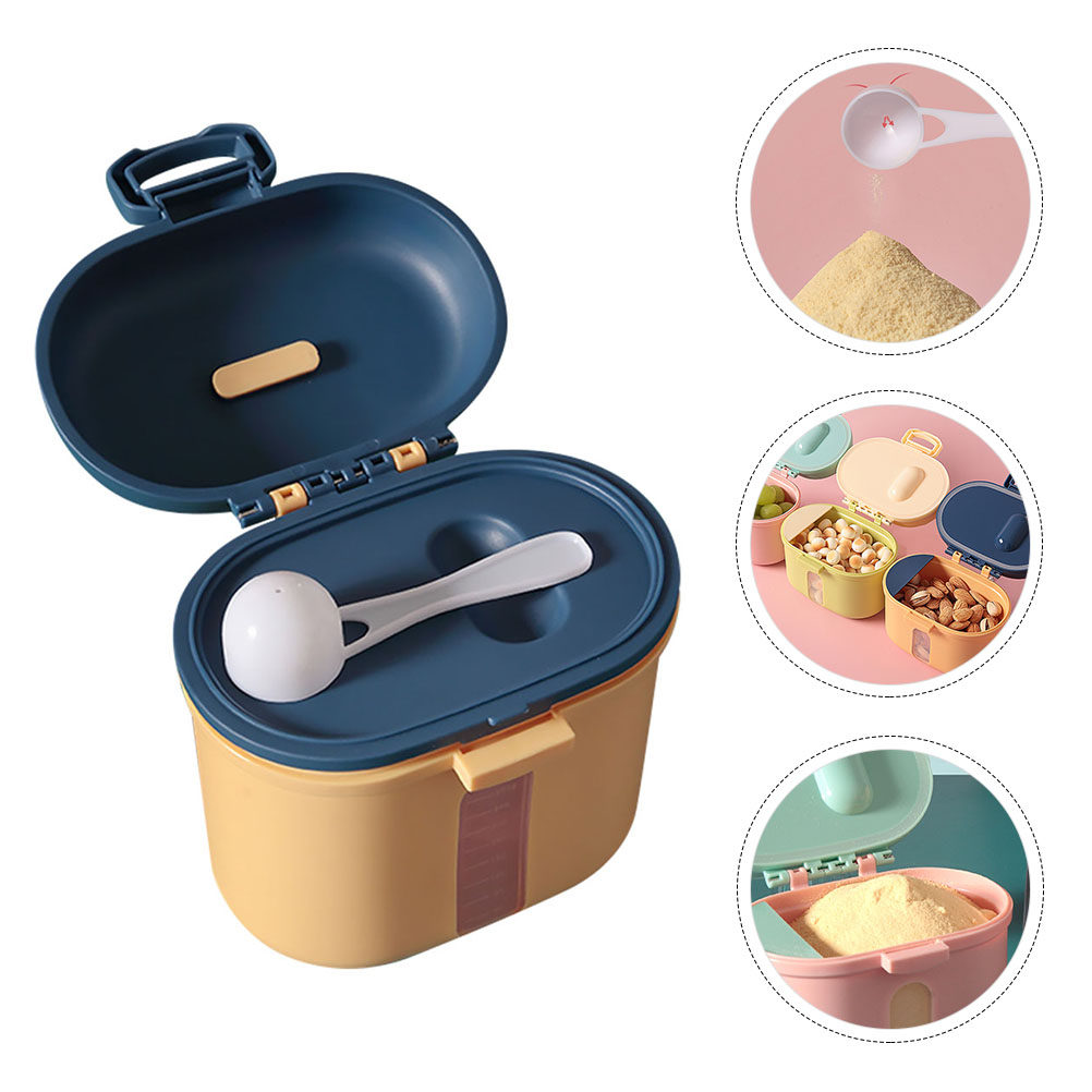Food Storage Dispenser - 1Set Baby Milk Powder Box Portable
