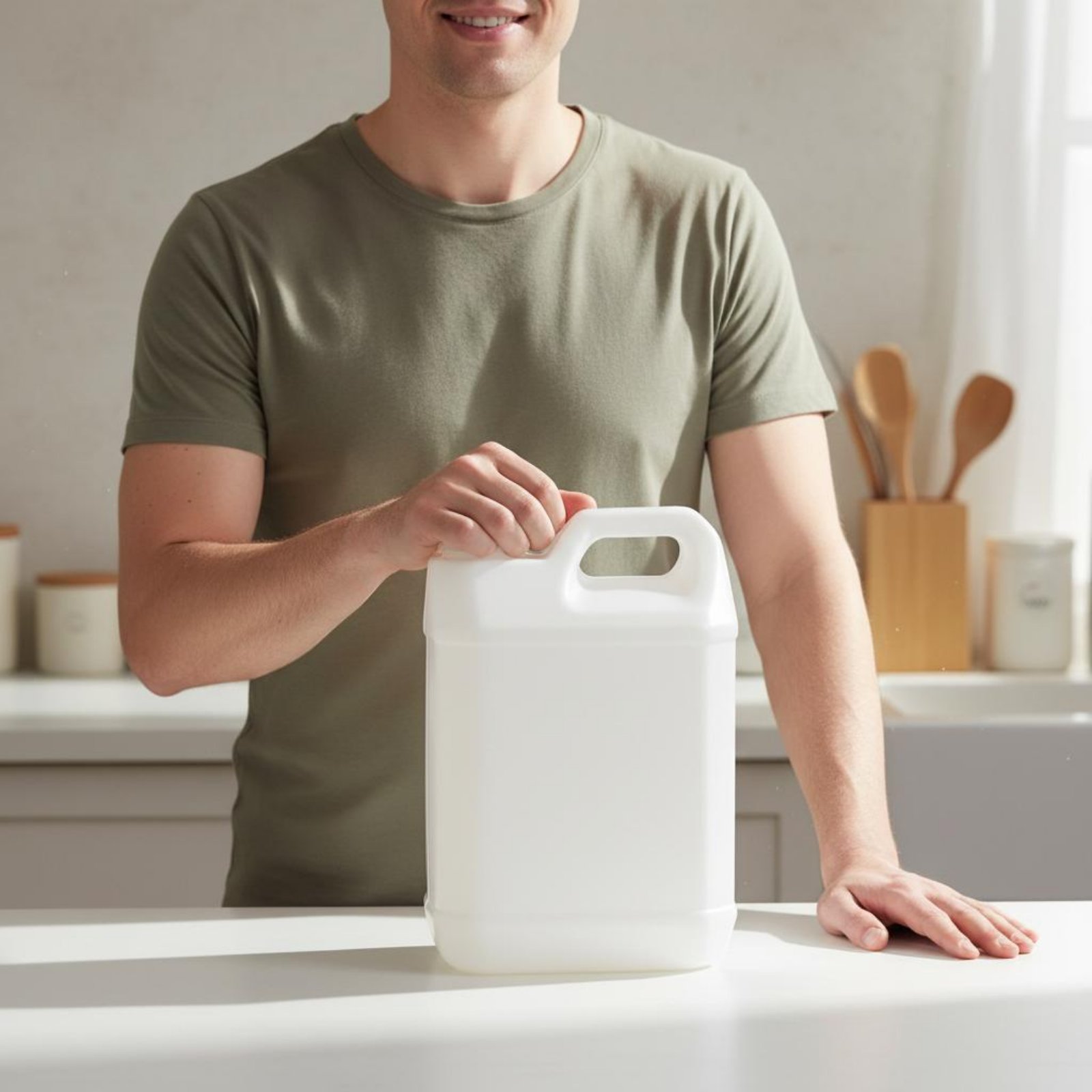 Food Storage Is - Food-Safe Plastic Jug Versatile Reusable Water