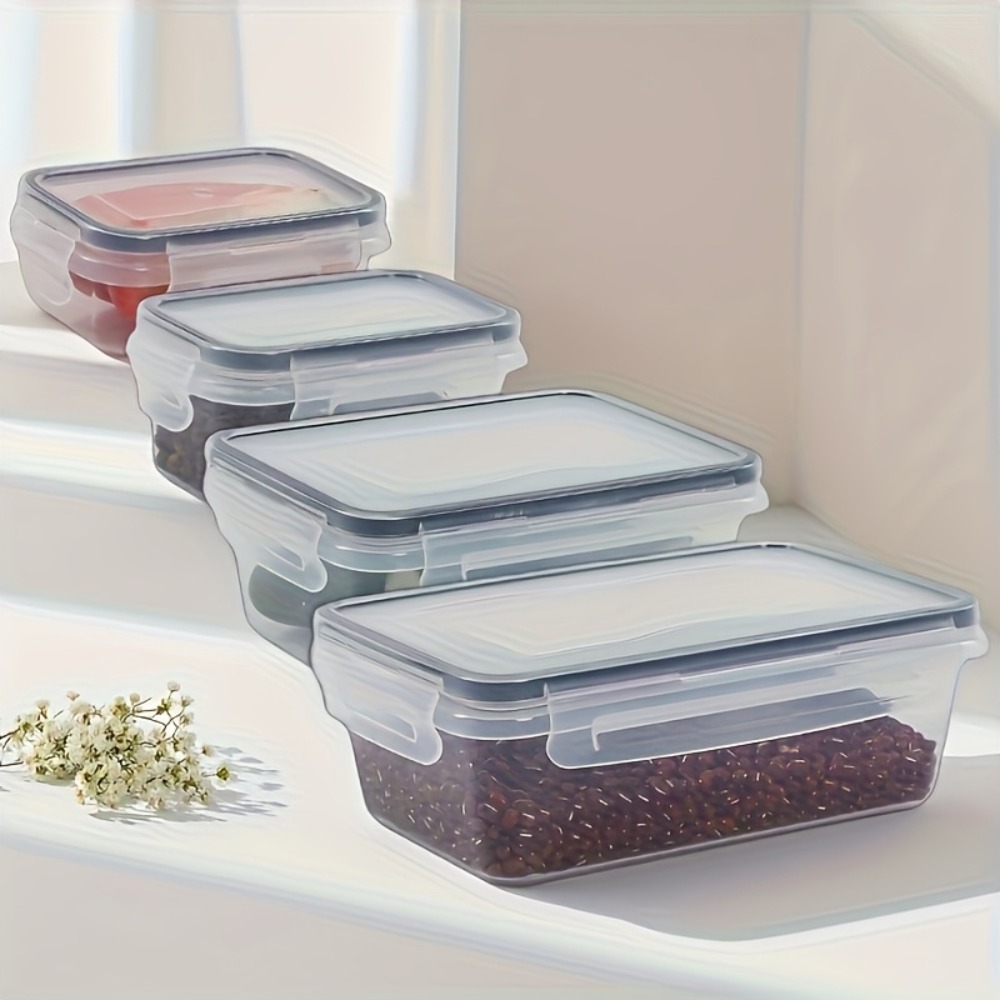 Food Storage Freezer Containers - 8-PC BPA-Free Airtight Food Containers with