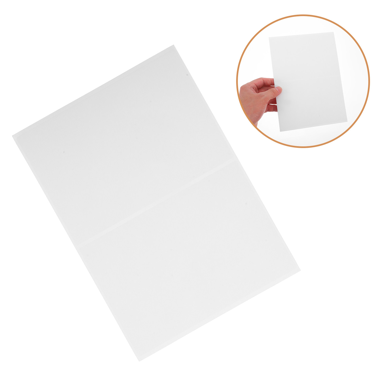 Food Storage Jar Labels - 50Pcs 6x4 Inch Removable Blank Labels