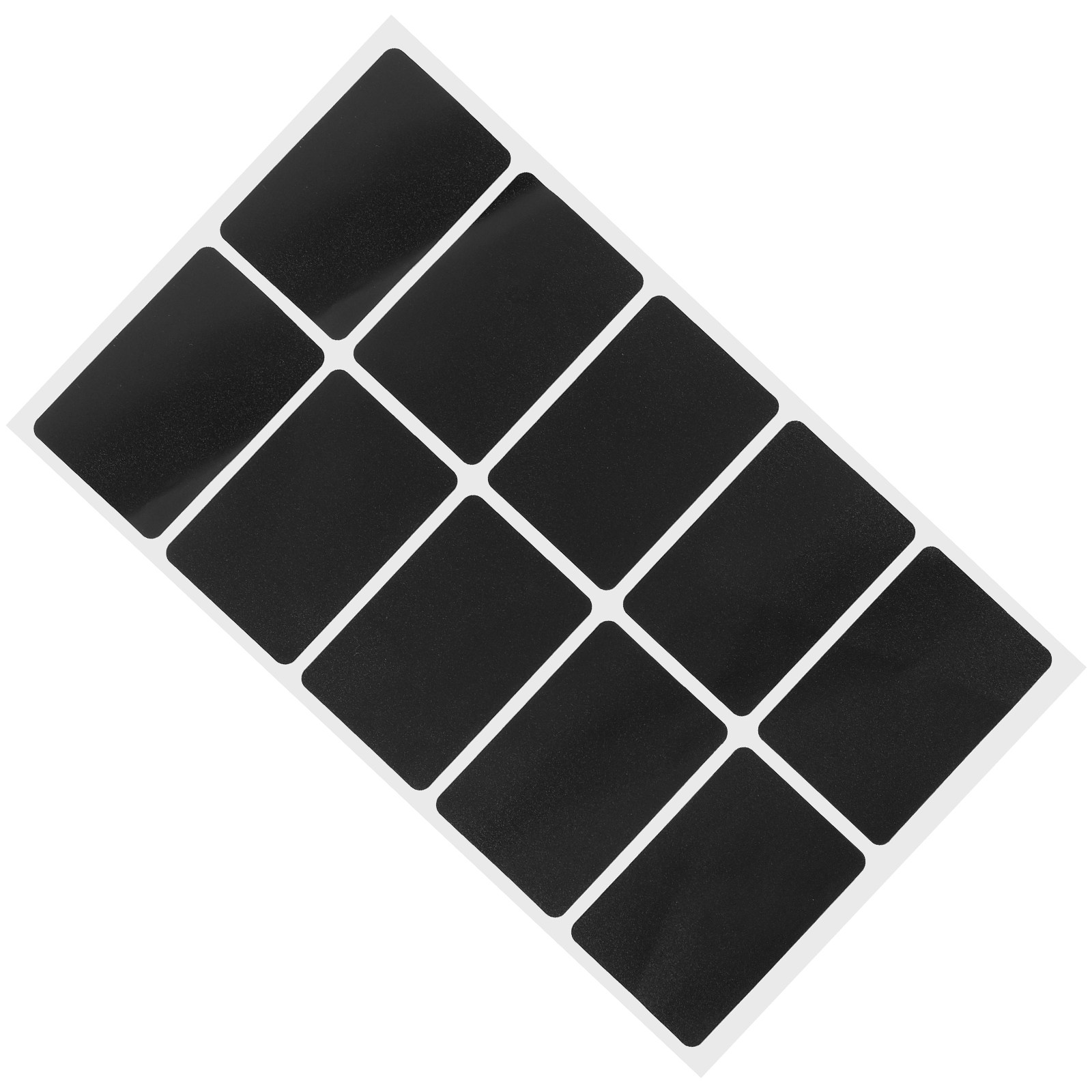 Food Storage Jar Labels - Set of 10 Rectangle Chalkboard Labels