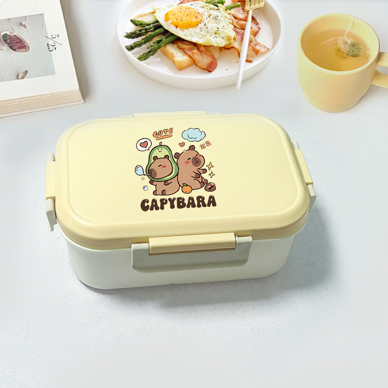 Food Storage Is - Capybara Bento Lunch Box Cartoon Figure
