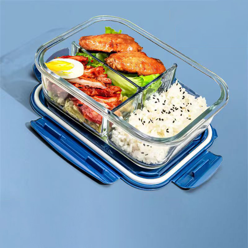 Food Storage Kits - New style Lunch Box Glass 1050ml