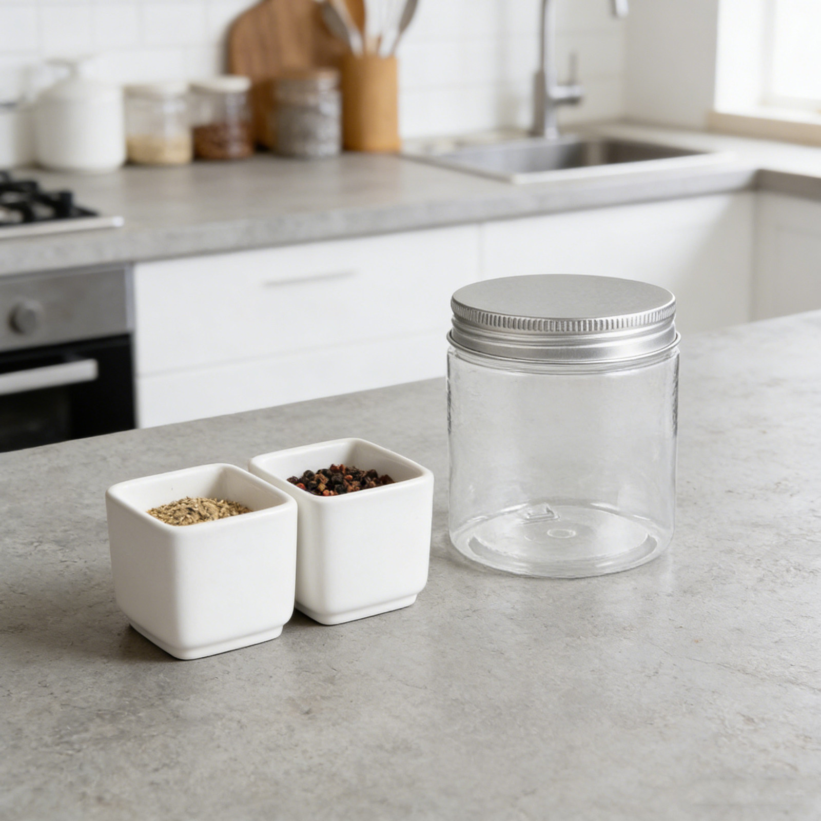 12Pcs Transparent Mini Canning - огляд і ціна Food Storage Aluminum Containers