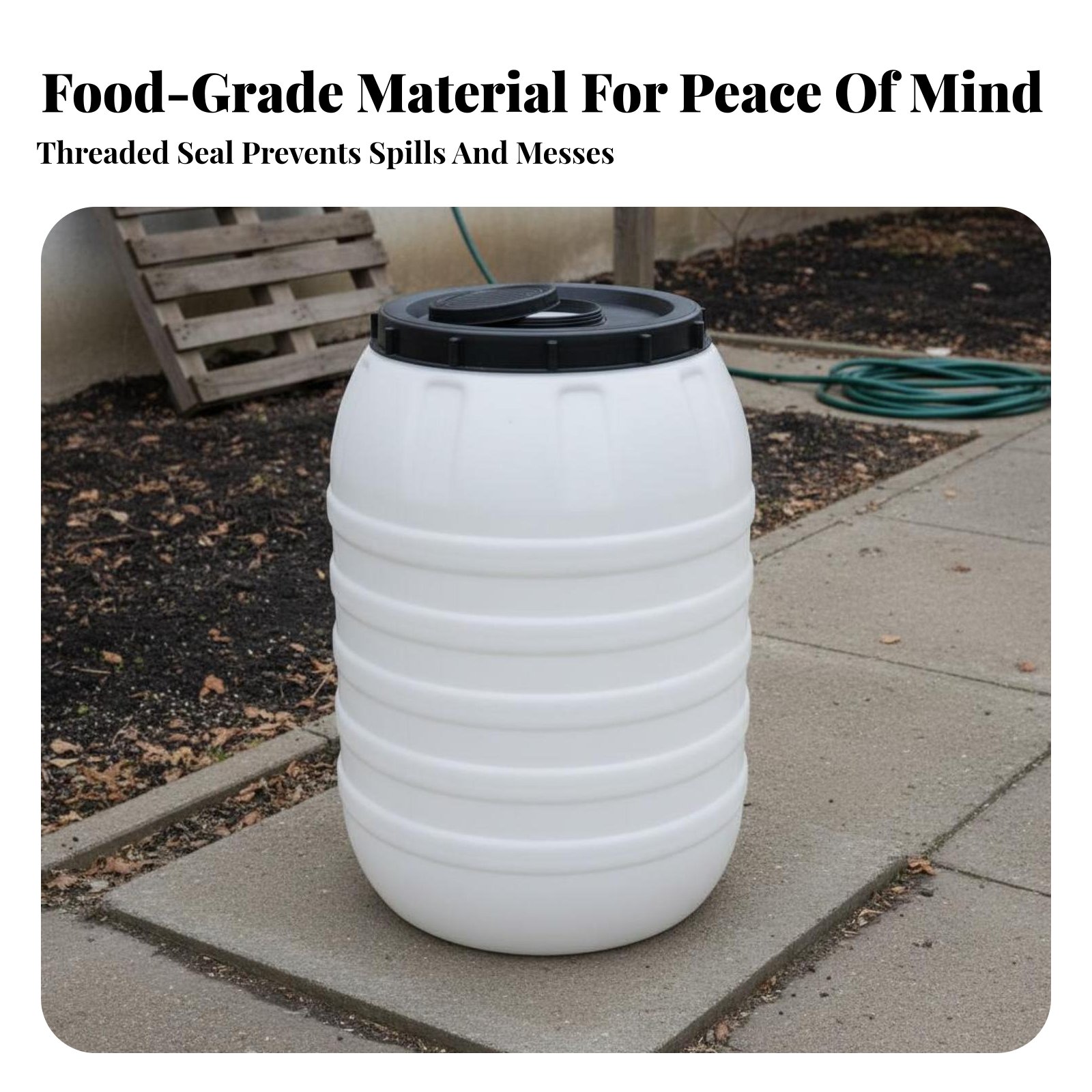 Food Grade Plastic Barrel Airt - огляд і ціна Food Storage Is