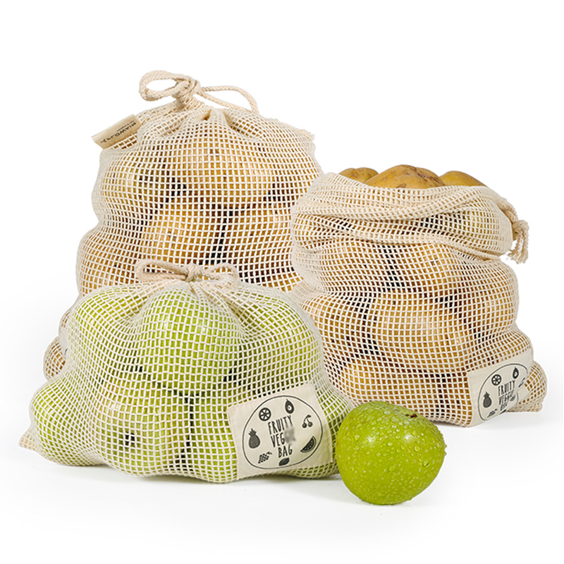 6/10 Packs Organic Cotton Reus - огляд і ціна Food Storage Net