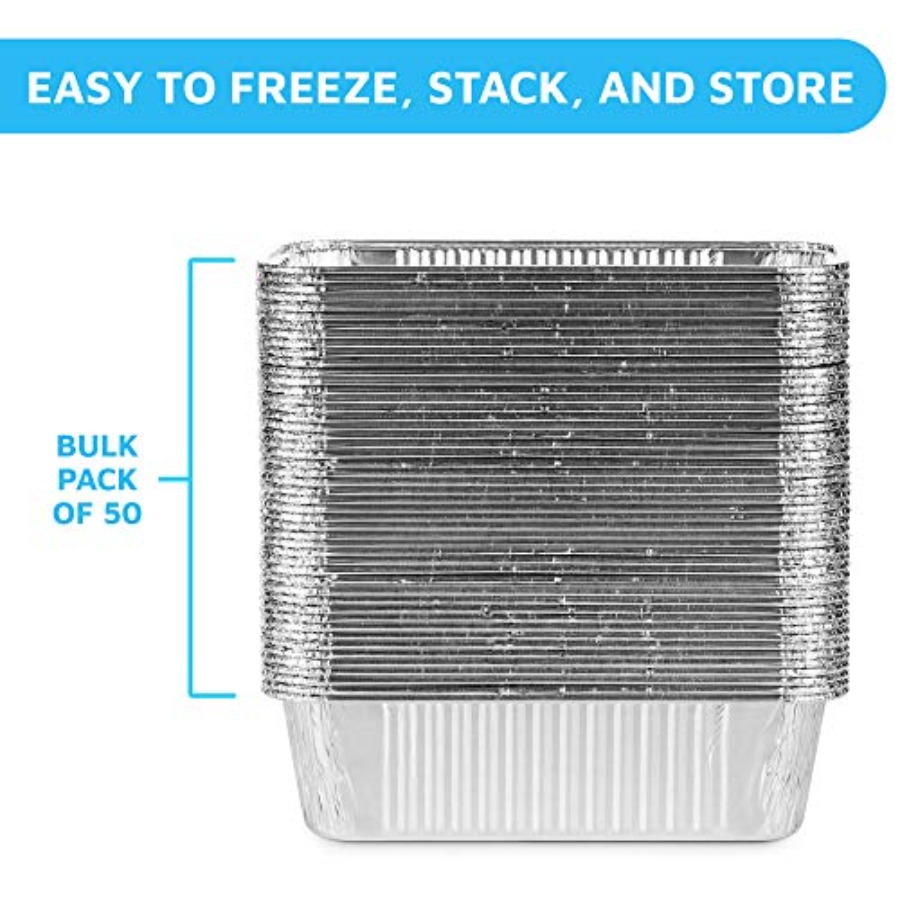 Aluminum Disposable Loaf Pans  - огляд і ціна Food Storage Aluminum Containers