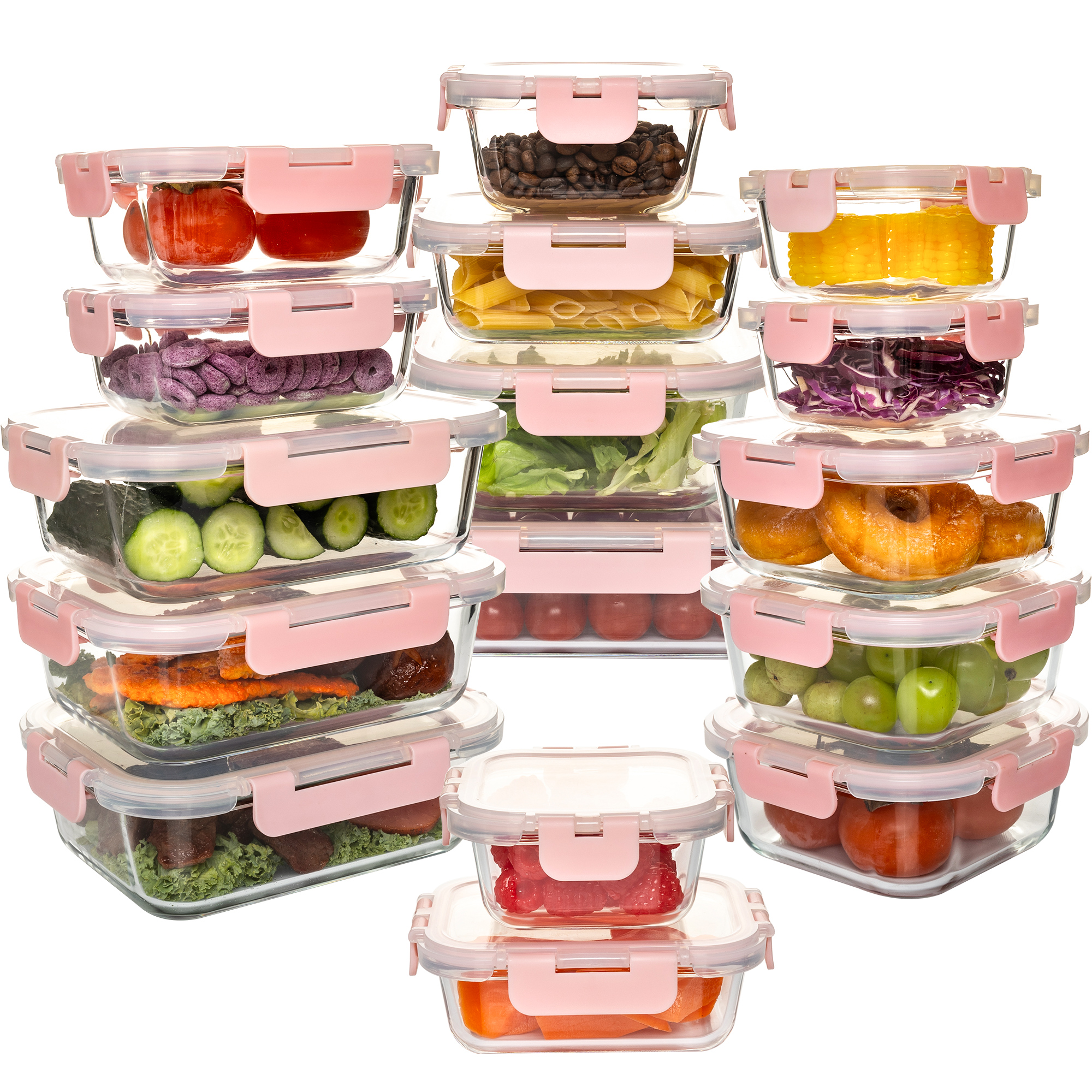 16-Piece Glass Food Storage Co - огляд і ціна Food Storage Oven Safe
