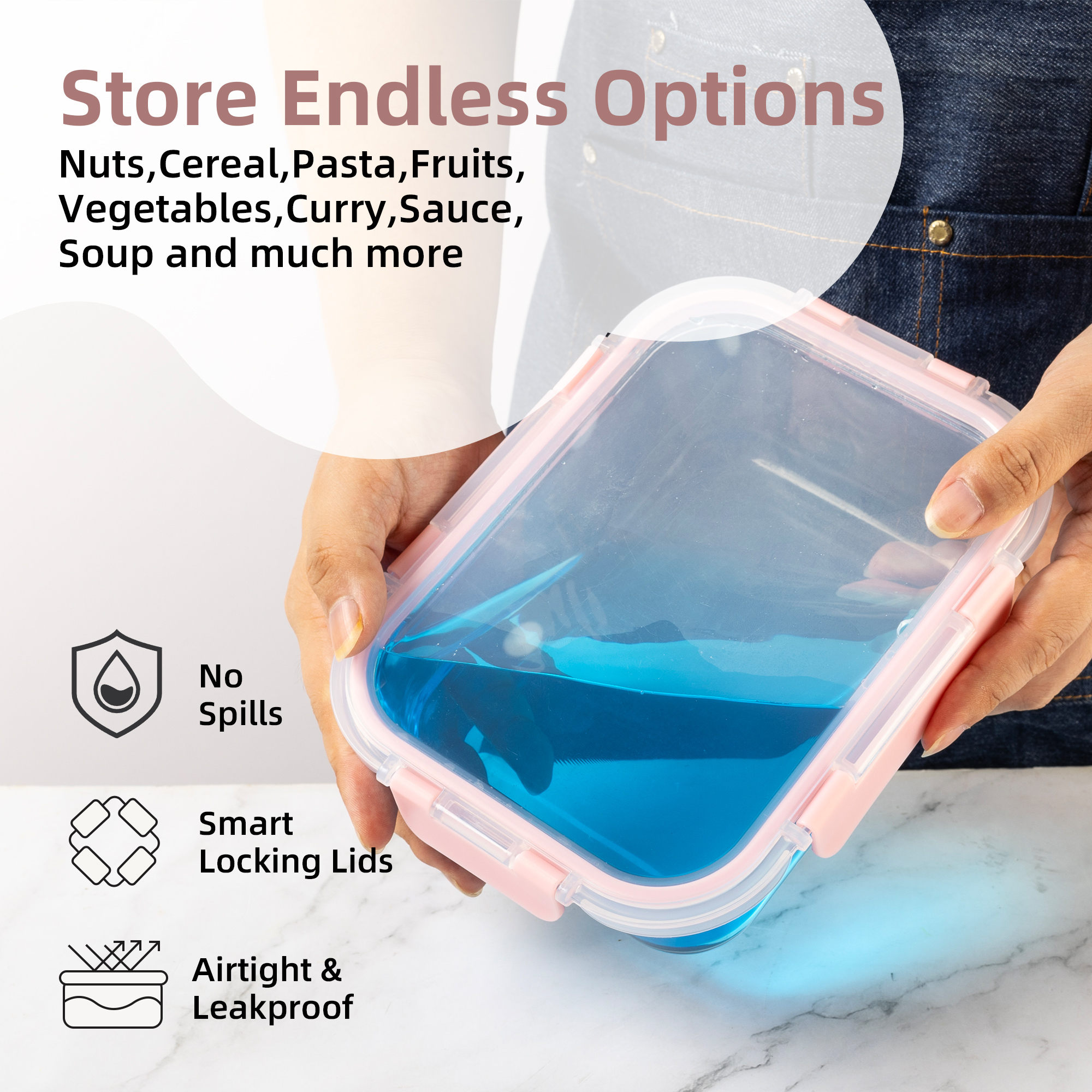 16-Piece Glass Food Storage Co - огляд і ціна Food Storage Oven Safe