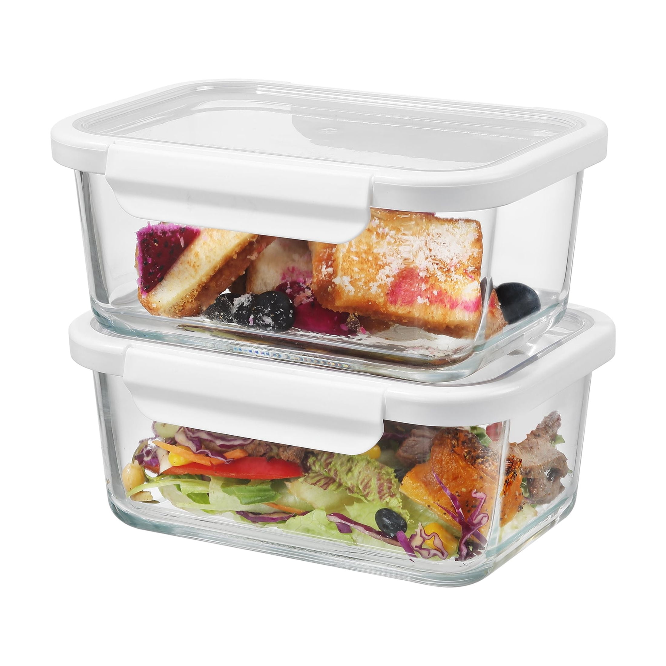4Cup Rectangle Glass Food Stor - огляд і ціна Food Storage Pantry