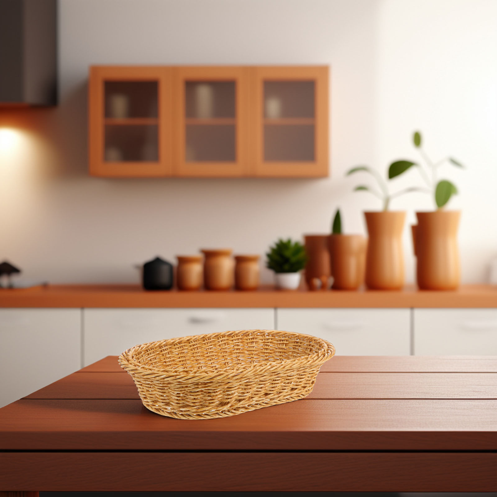 Plastic Woven Oval Bread Baske - огляд і ціна Food Storage Pantry