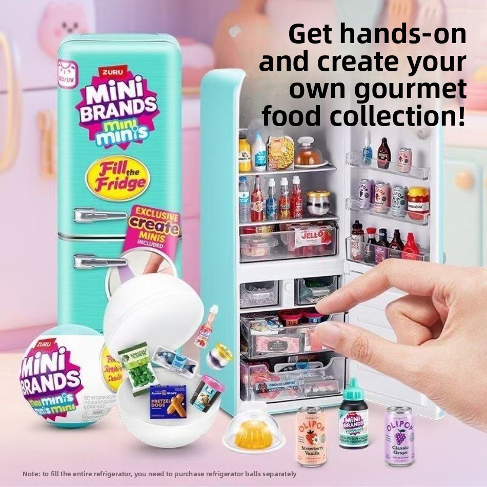 Mini refrigerator set toy play - огляд і ціна Food Storage Kits
