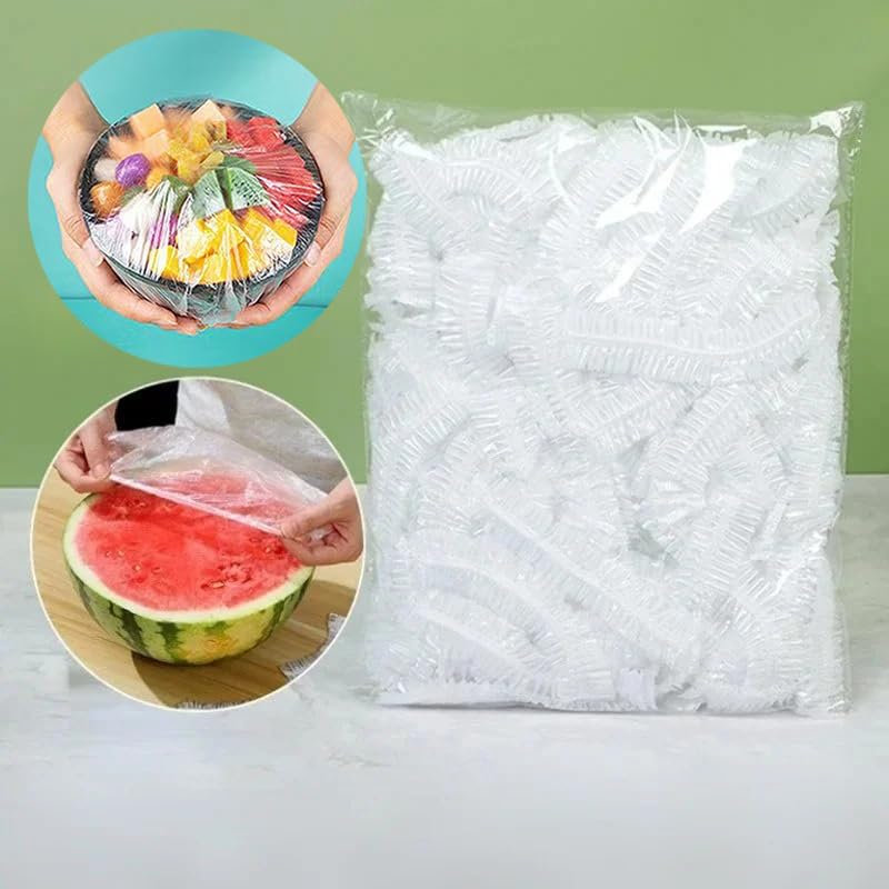 300PCS Elastic Food Covers, St - огляд і ціна Food Storage Bag