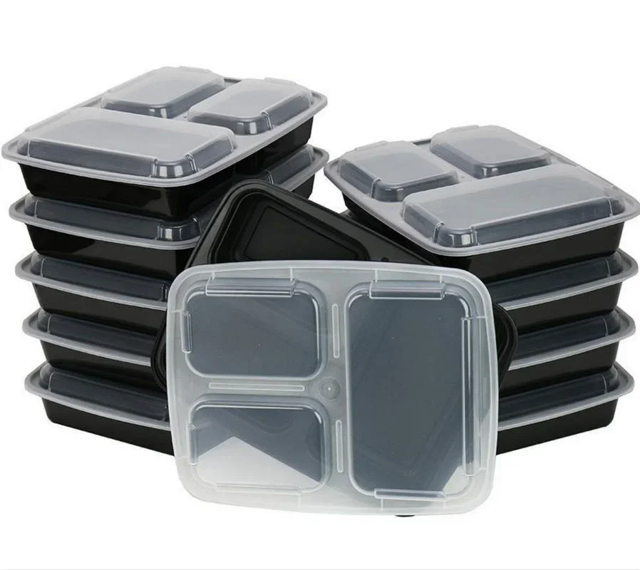 7 Pack 3 Compartment Meal Prep - огляд і ціна Food Storage Oven Safe