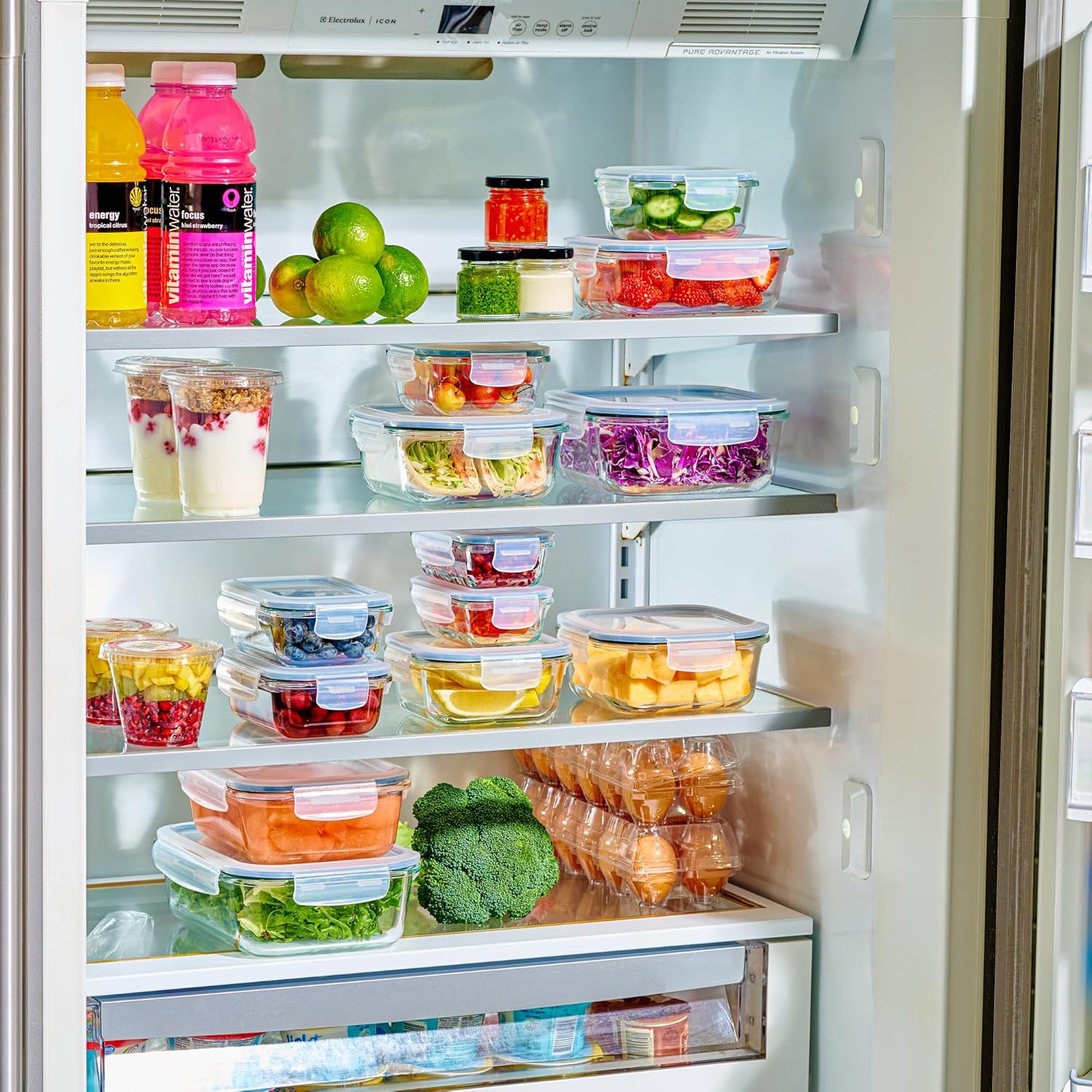 40pc Glass Food Storage Contai - огляд і ціна Food Storage Freezer Containers