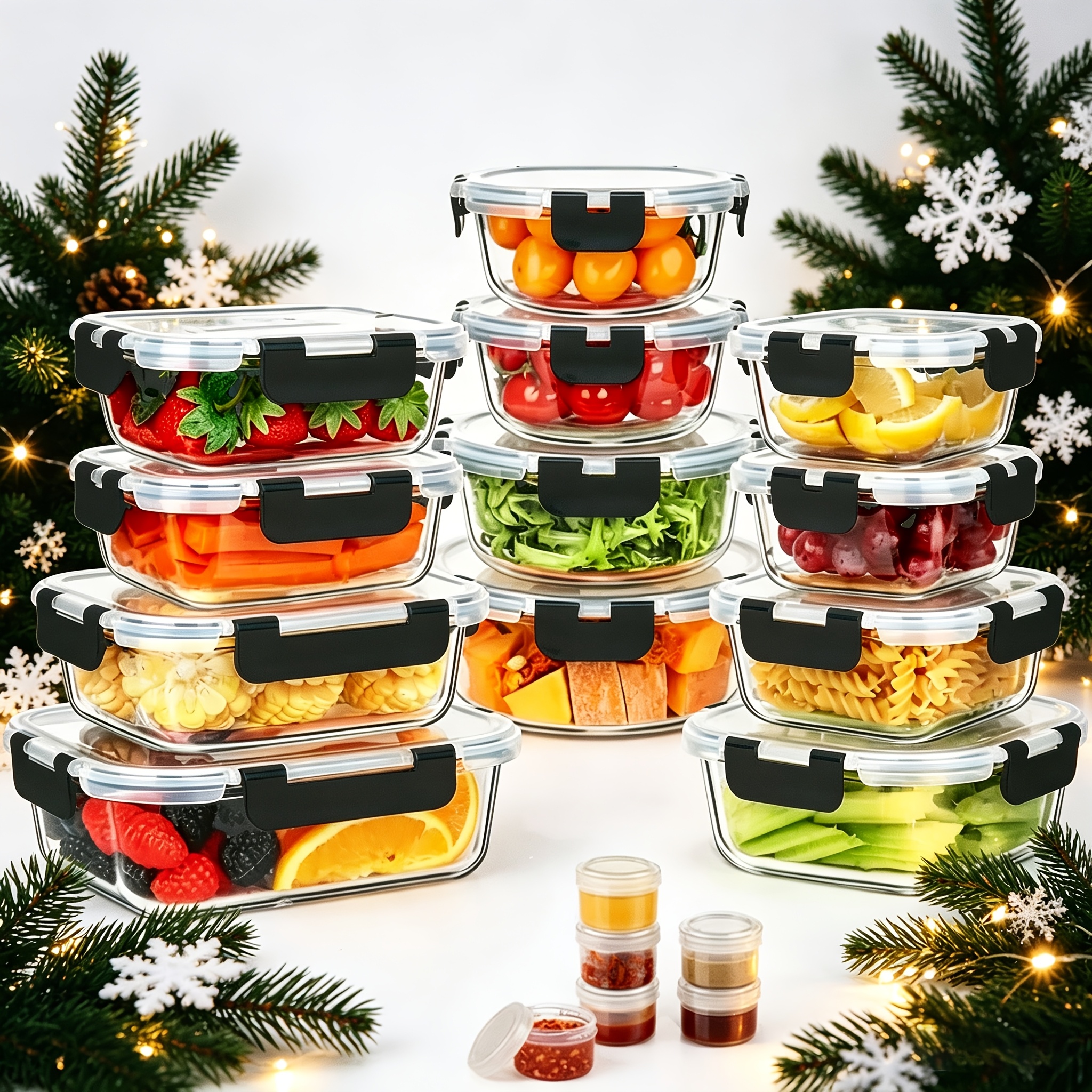 17pcs Glass Food Storage Conta - огляд і ціна Food Storage Oven Safe