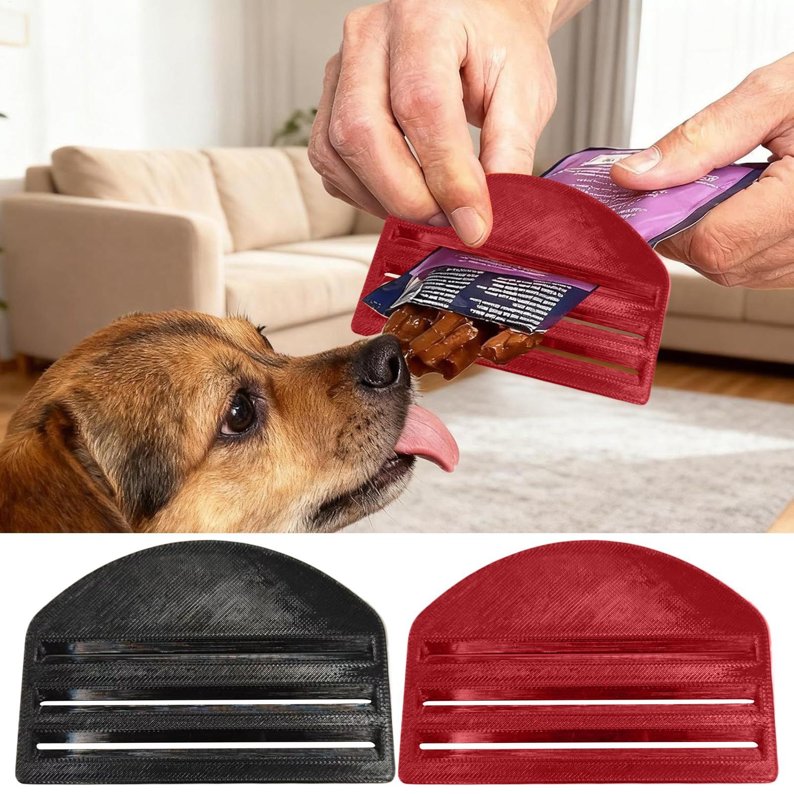 Portable Cat Food Pouch Squeez - огляд і ціна Food Storage Dispenser