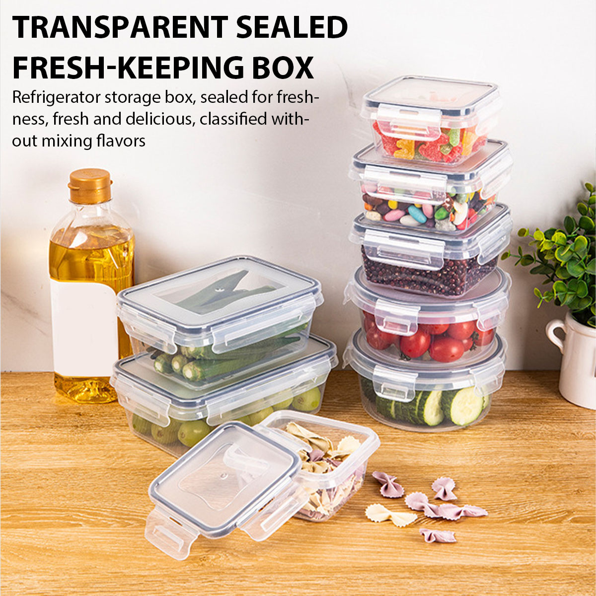 24Pcs/set Food Storage Box Set - огляд і ціна Food Storage Kits