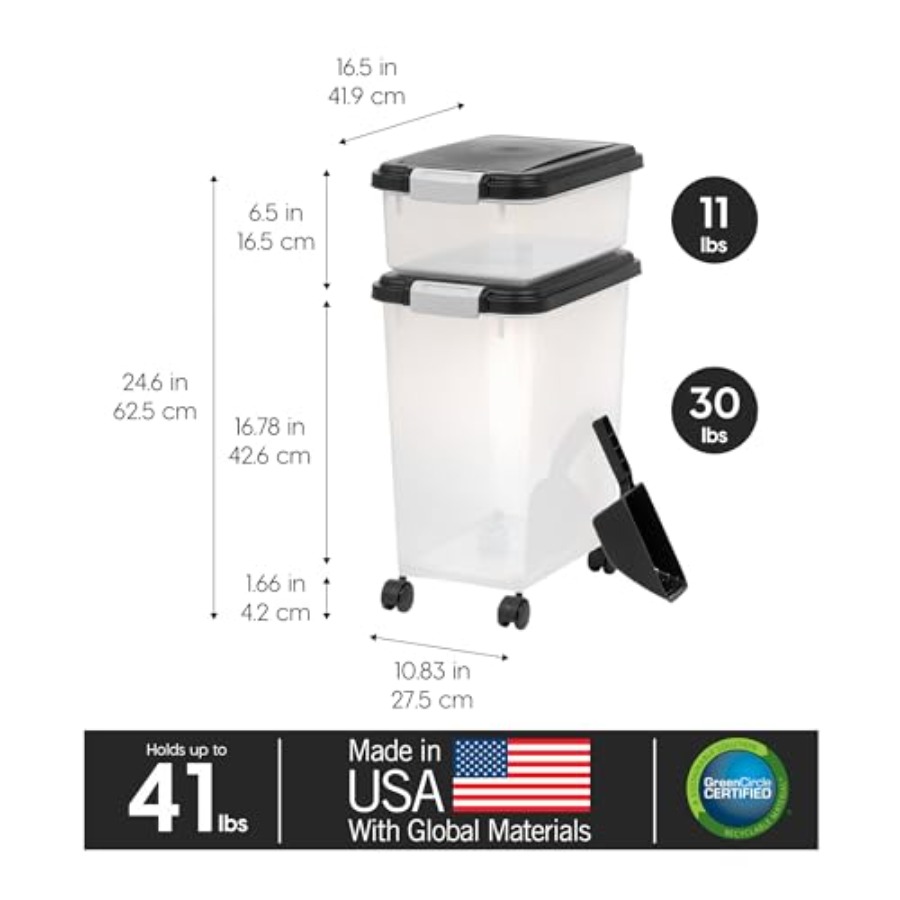 2026Dog Food Storage Container - огляд і ціна Food Storage Airtight