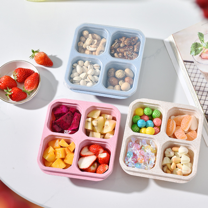 Snack Box with Four Transparen - огляд і ціна Food Storage Kits