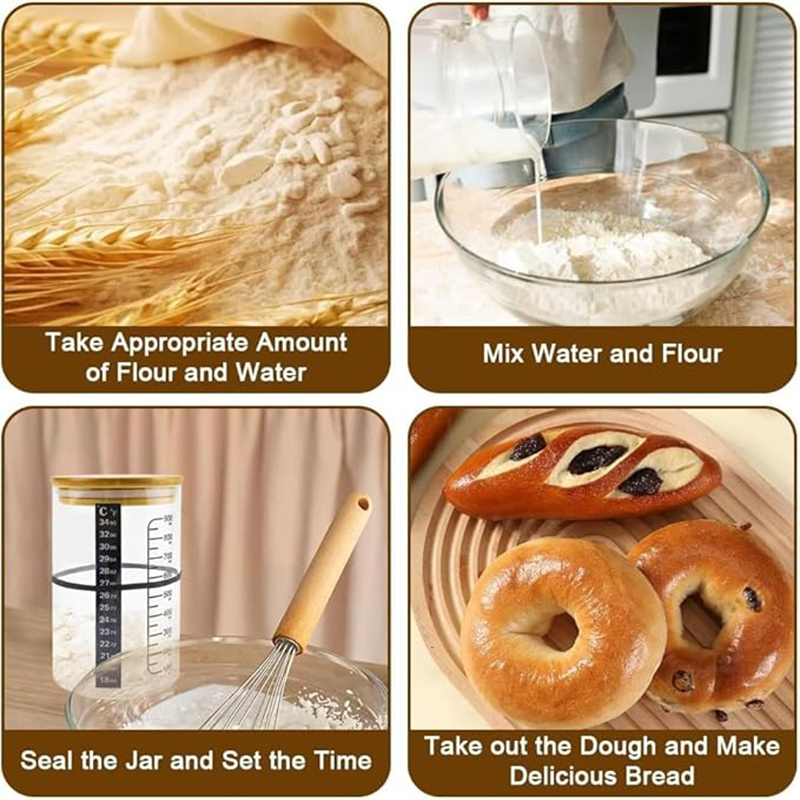 Sourdough Starter Jar Kit Sour - огляд і ціна Food Storage Kits