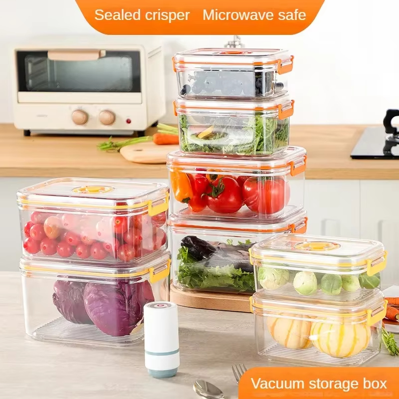 Vacuum Fresh-keeping Box Refri - огляд і ціна Food Storage With Dividers