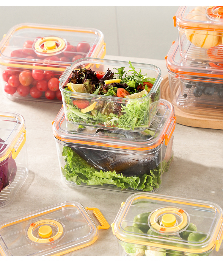 Vacuum Fresh-keeping Box Refri - огляд і ціна Food Storage With Dividers