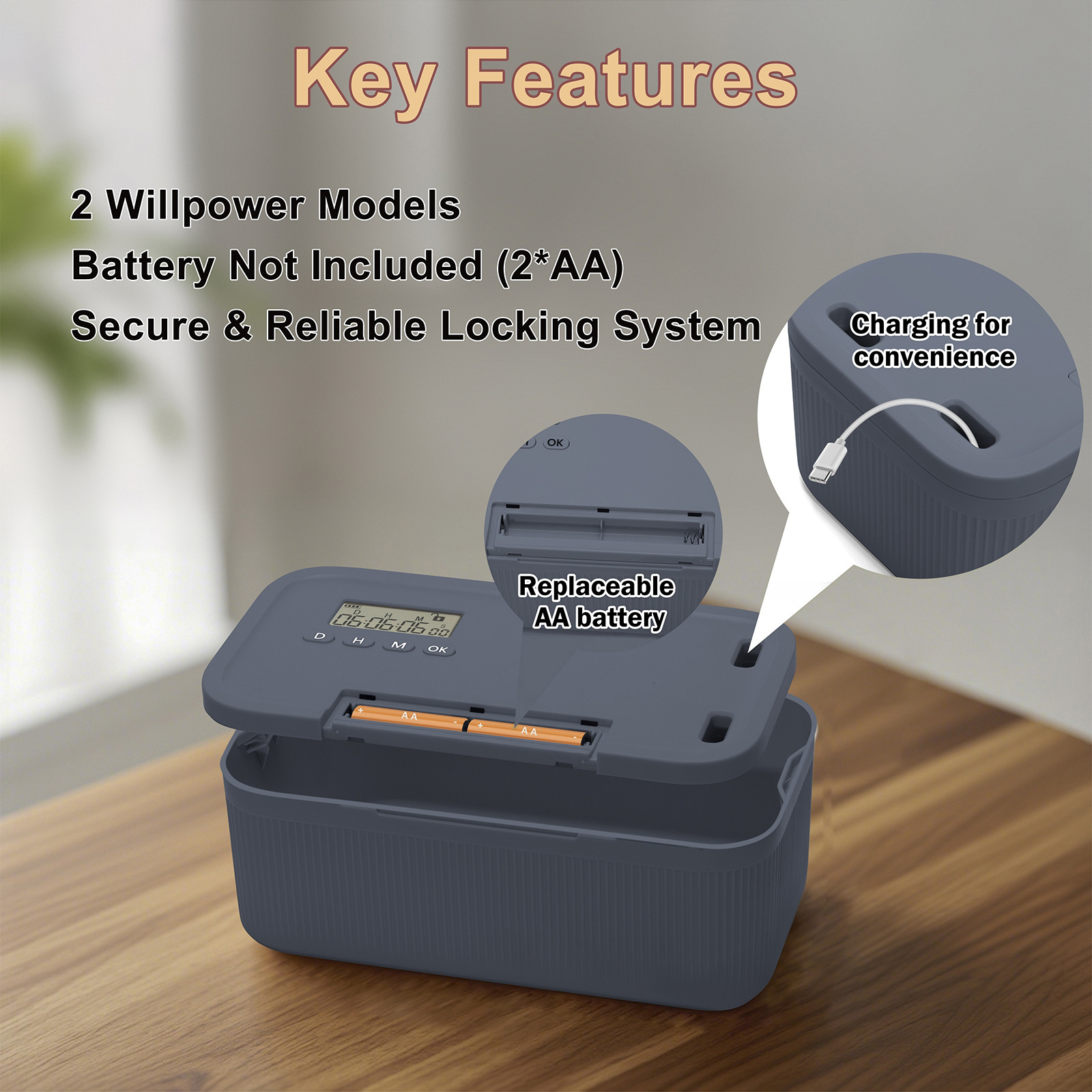 Lock Box with Timer Phone Lock - огляд і ціна Food Storage Food Safety
