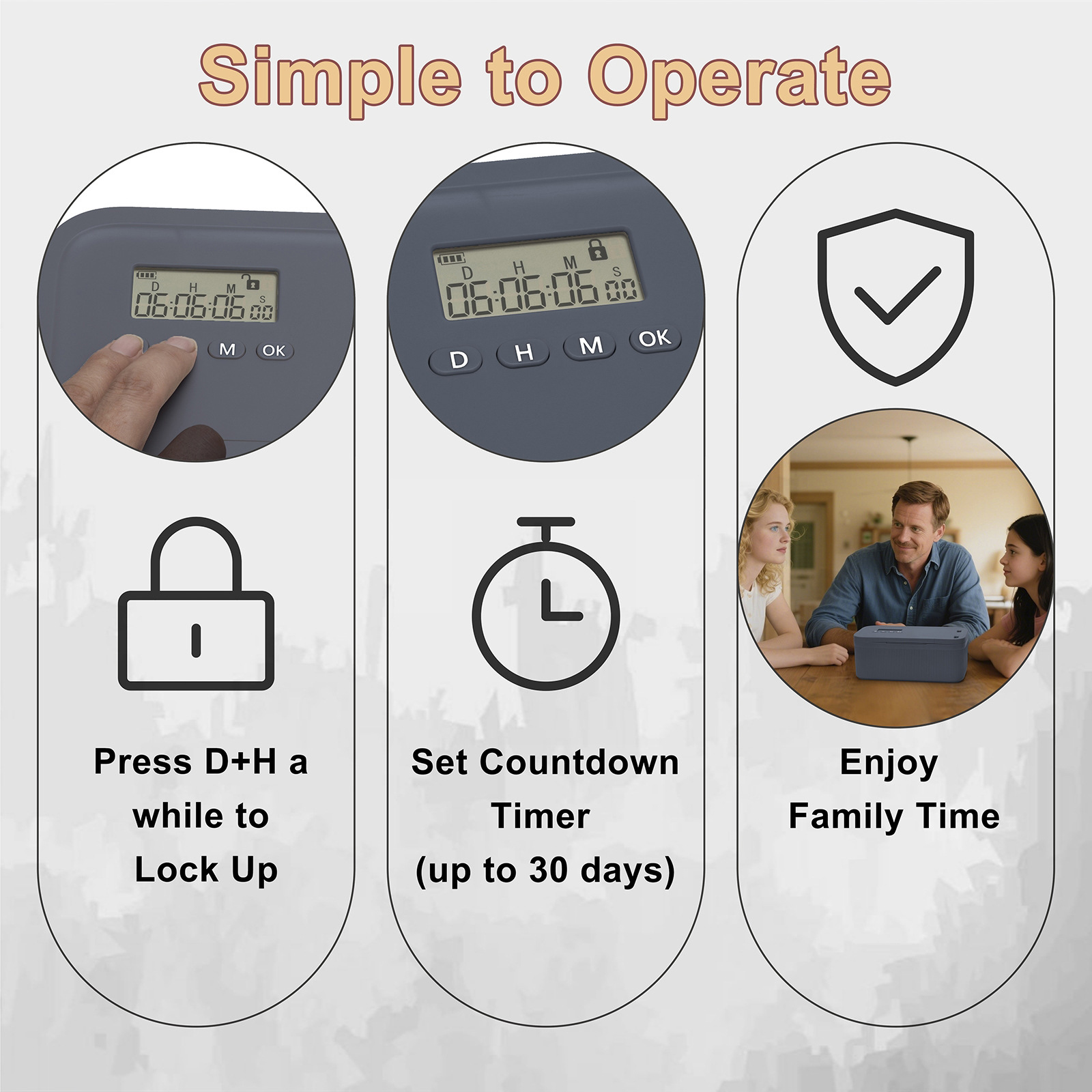 Lock Box with Timer Phone Lock - огляд і ціна Food Storage Food Safety