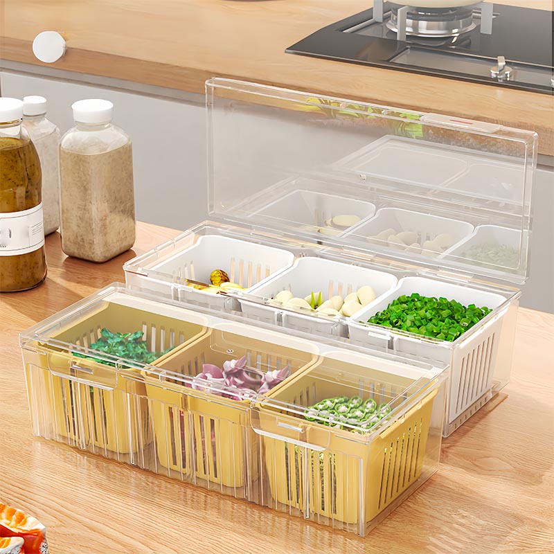 1 set of kitchen refrigerator  - огляд і ціна Food Storage With Compartments