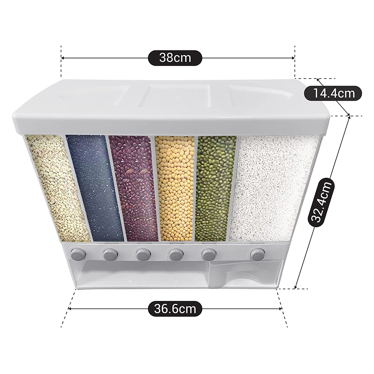 A33Z-Dry Food Dispenser Cereal - огляд і ціна Food Storage Pantry