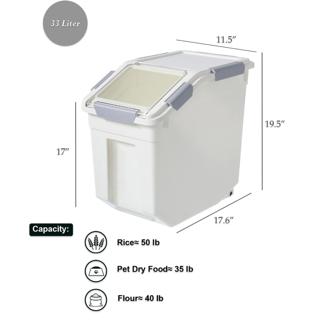 33 Liter / 50 lbs Rice Storage - огляд і ціна Food Storage Is
