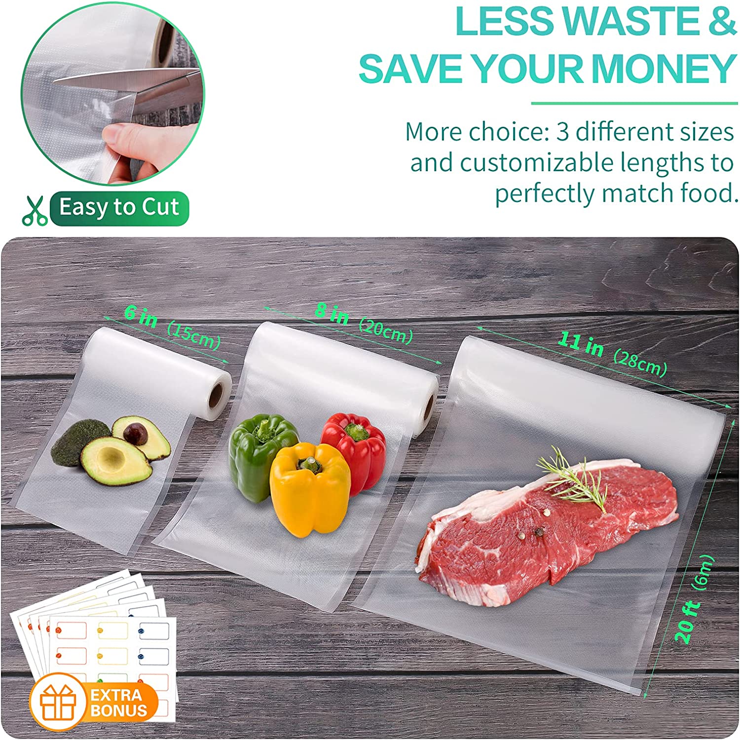 Kitchen Bags For Vacuum Food V - огляд і ціна Food Storage Bag
