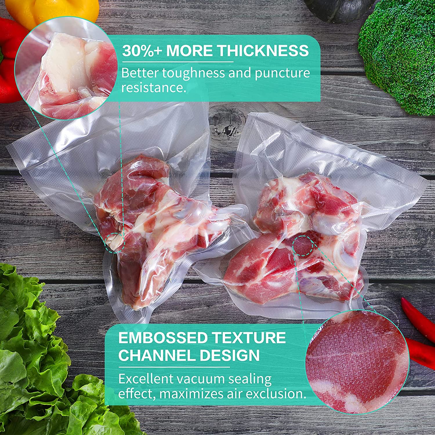 Kitchen Bags For Vacuum Food V - огляд і ціна Food Storage Bag