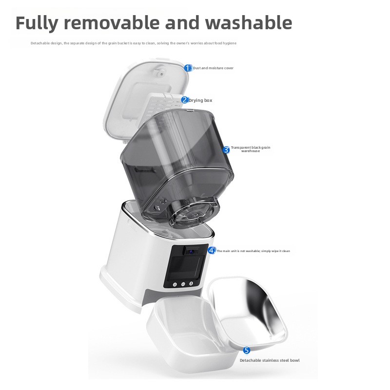 Pet automatic feeder 5L cat an - огляд і ціна Food Storage Definition