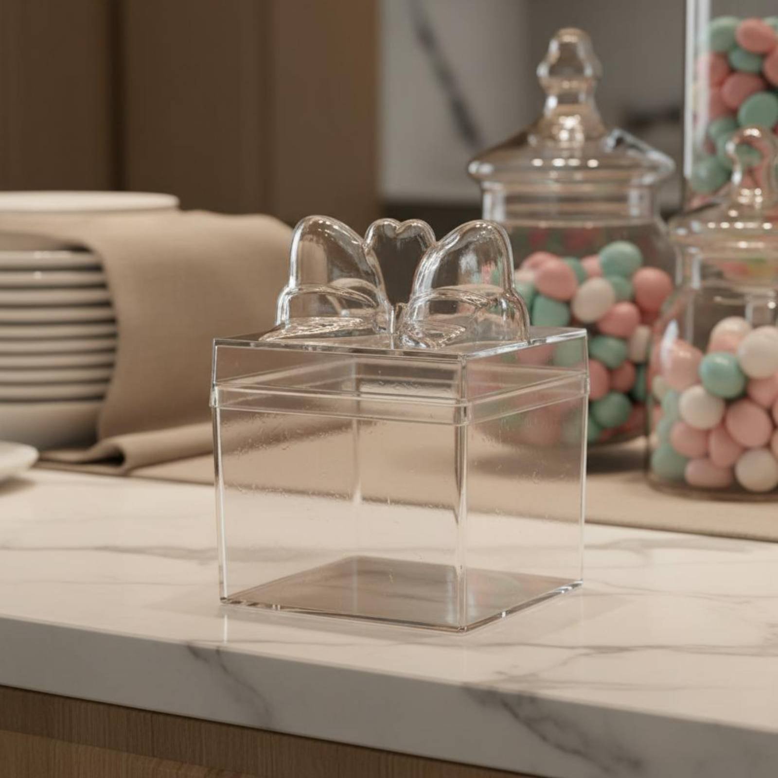 Clear Plastic Candy Box with R - огляд і ціна Food Storage Is