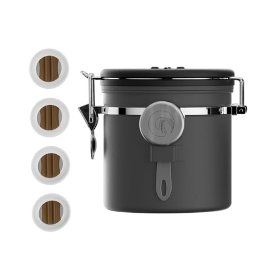 Coffee Canister, Airtight Stai - огляд і ціна Food Storage Stainless Steel