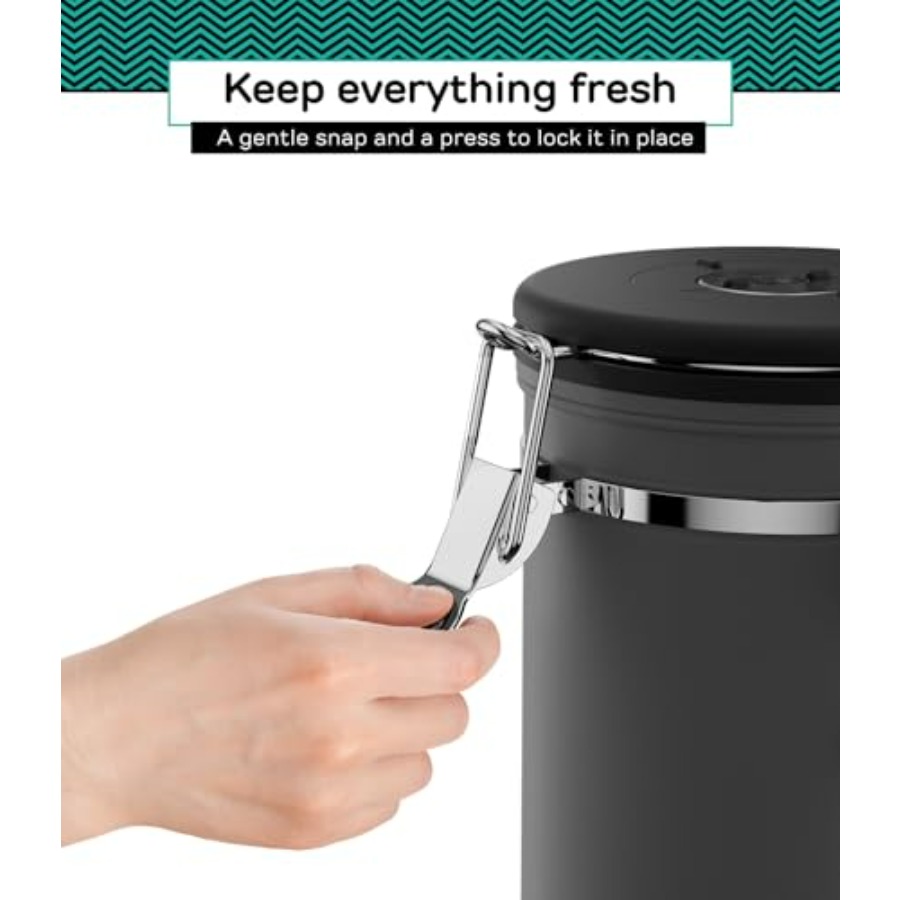 Coffee Canister, Airtight Stai - огляд і ціна Food Storage Stainless Steel